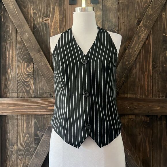 Belle Poque Vest for Work Vintage Button Down Suit Waistcoat - Picture 3 of 14